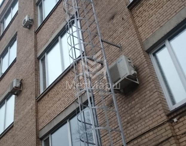 Лестница вертикальная с дугами