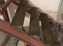 Лестница зашитая под ключ